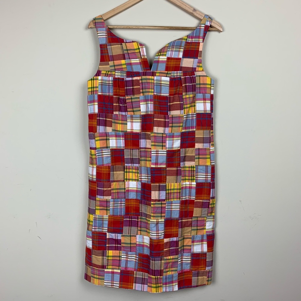 J.Crew Women’s 100% Cotton PatchWork Dress Size 4